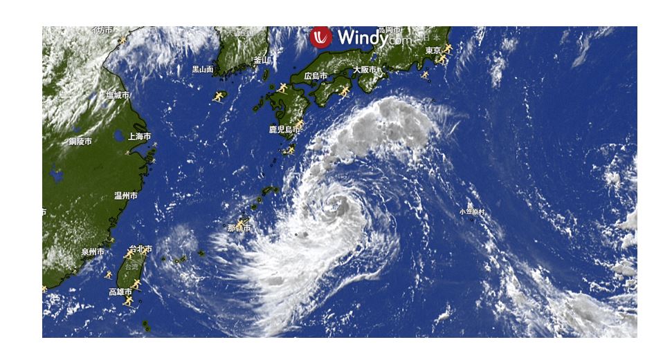 2024年 台風10号（サンサン）気象庁の進路予想